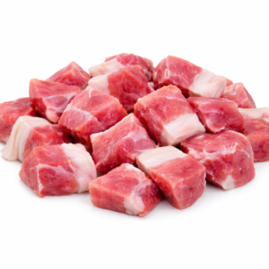 Pork meat curry cut