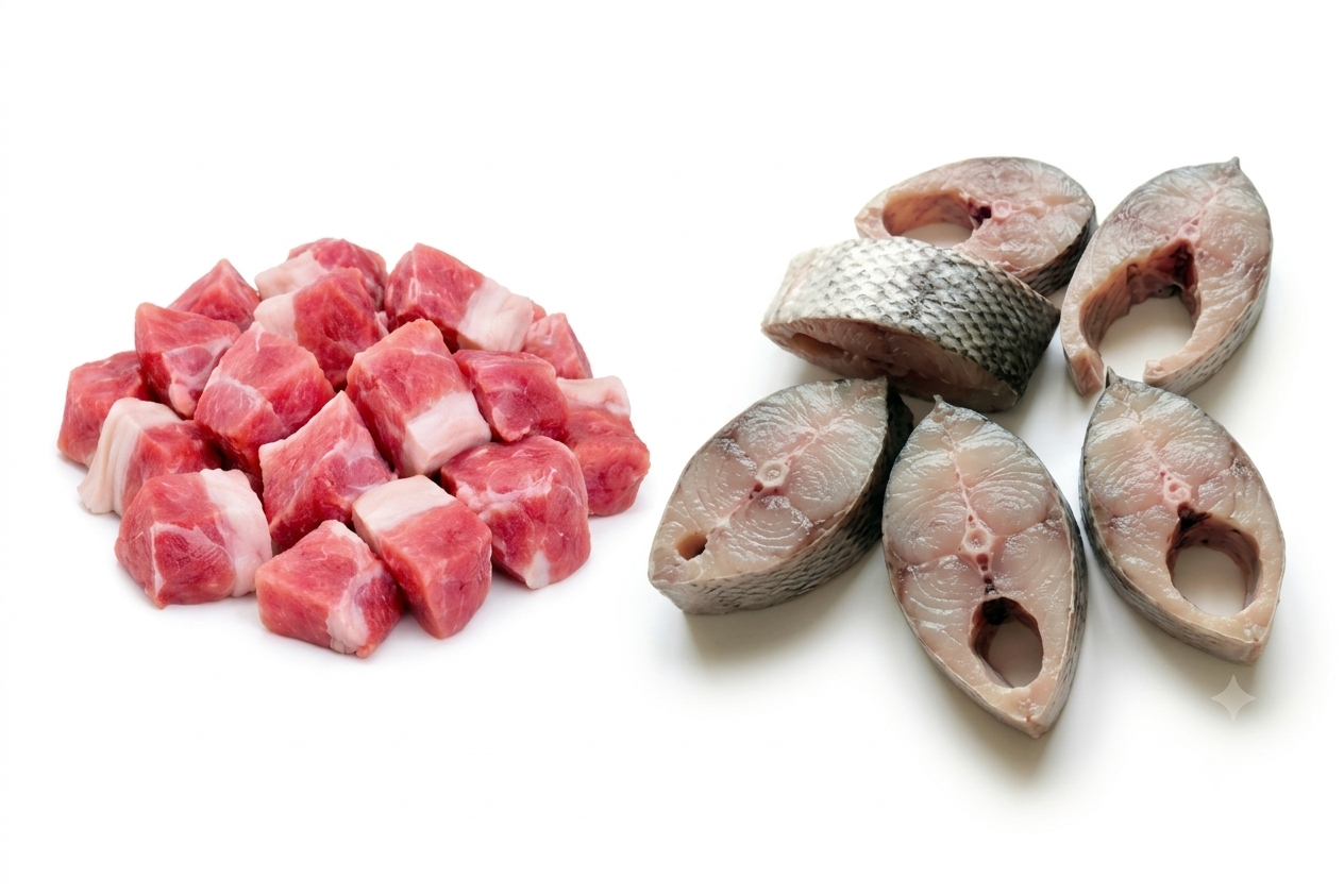 PORK & FISH ROHU CURRY CUTS COMBO